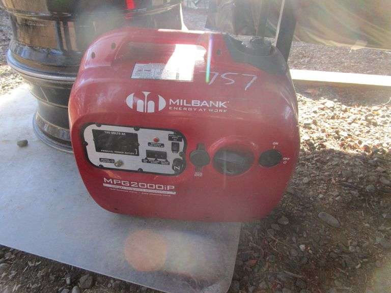 MILBANK MPG 2000 GENERATOR, GAS Heaverlo Northwest Auctions