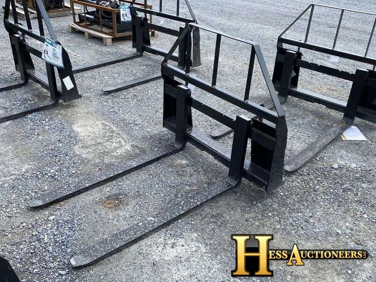 MOWER KING SA FORK SET SKID STEER ATTACHMENT Hess Auctioneers