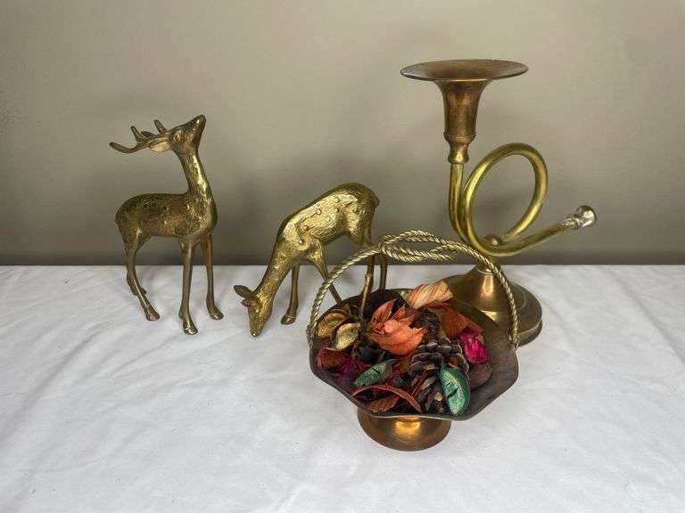 Brass Figurines Halfhill Auction Group