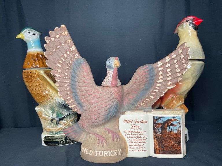 1979 Wild Turkey Lore Series Decanter Halfhill Auction Group