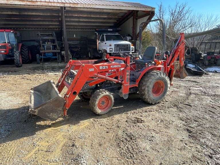 Kubota B21 Backhoe Loader Halfhill Auction Group