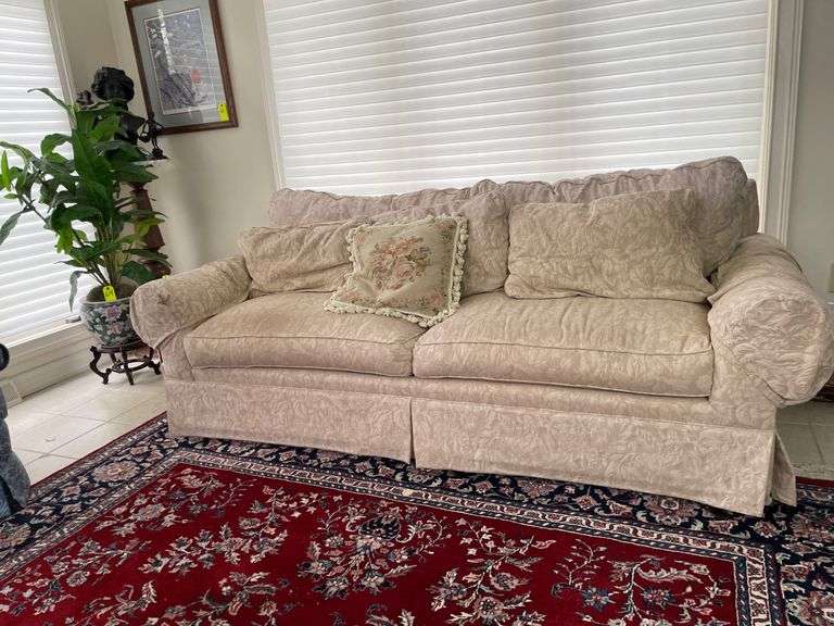 Upholstered Couch Halfhill Auction Group