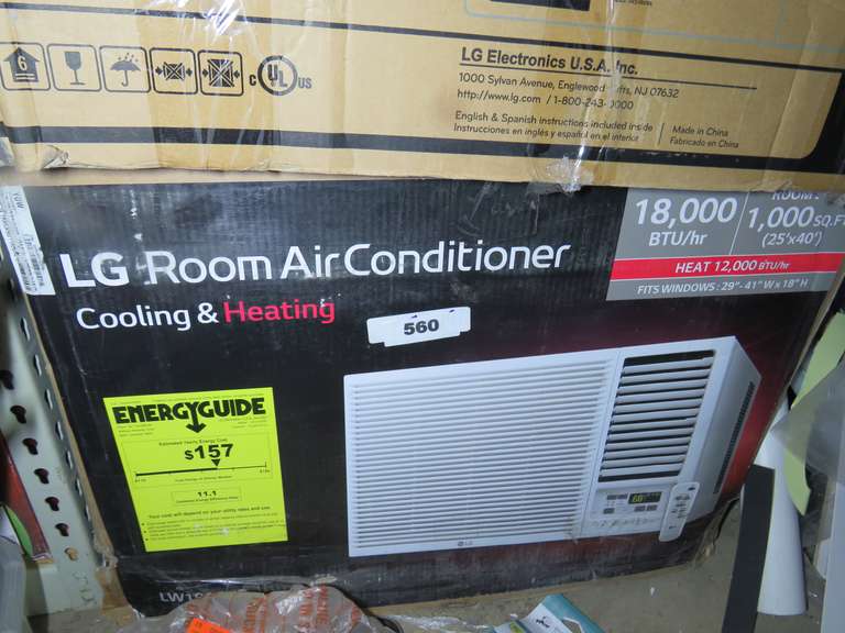 LG ROOM AIR CONDITIONER COOLING AND HEATING 18000 BTU FOUR ROOMS UP TO