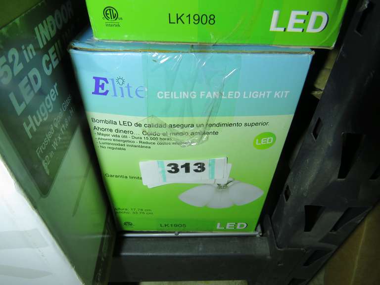 ELITE CEILING FAN LED LIGHT KIT Dallas Online Auction Company