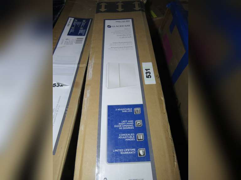 GLACIER BAY 30 IN BEVELED BY VIEW FRAMELESS RESET OR SURFACE MOUNT