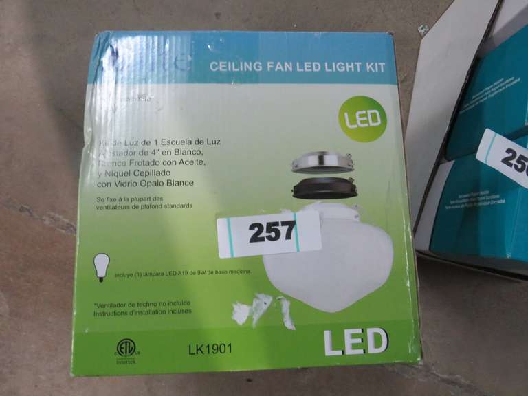 ELITE CEILING FAN LED LIGHT KIT Dallas Online Auction Company