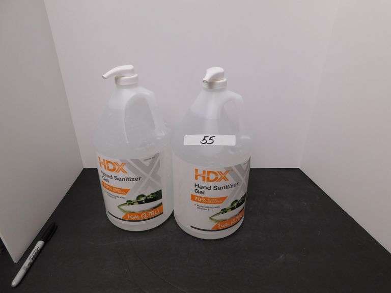 HDX HAND SANITIZER GEL 70 ETHYLALCOHOL MOSITURISING WITH VITAMINE E 1