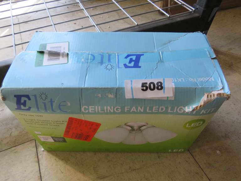 ELITE CEILING FAN LED LIGHT KIT Dallas Online Auction Company