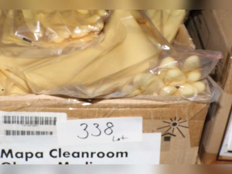 MAPA CLEANROOM GLOVES MEDIUM WHOLE BOX Dallas Online Auction Company