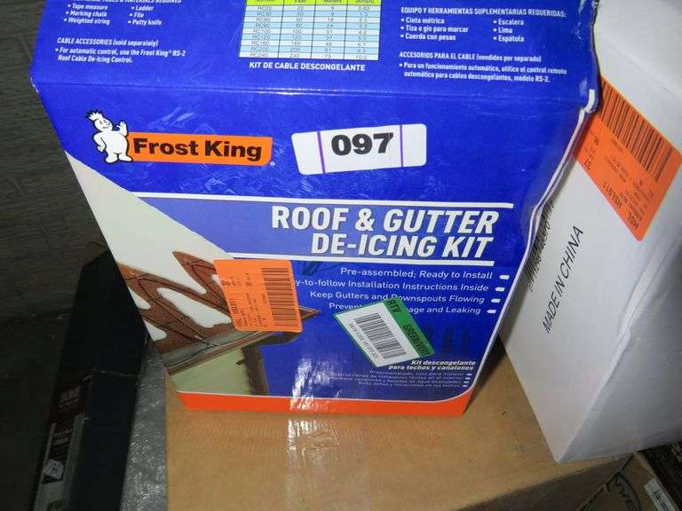FROST KING ROOF AND GUTTER DEICING KIT Dallas Online Auction Company