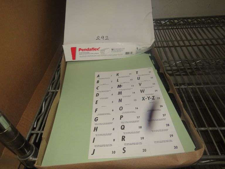 PRESSBOARD FILE GUIDES Dallas Online Auction Company