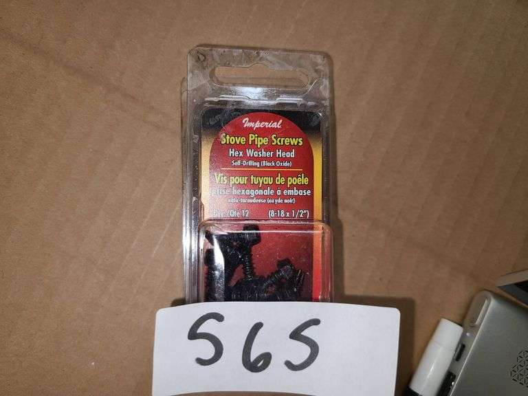 Imperial Manufacturing KK0170 Stove Pipe Screws Hex 12 Pieces Dallas