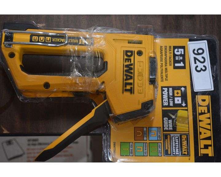 DEWALT DWHTTR510 5IN1 MULTITACKER STAPLER AND BRAD NAILER MULTITOOL