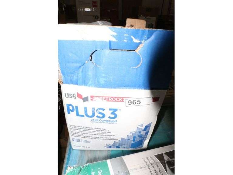USG Sheetrock PLUS 3 Joint compound 3.5 gallon Dallas Online Auction
