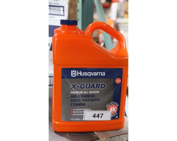 HUSQVARNA XGUARD BAR AND CHAIN OIL 1 GALLON Dallas Online Auction