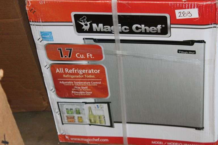MAGIC CHEF 1.7 CU. FT. FREEZERLESS MINI FRIDGE IN STAINLESS STEEL
