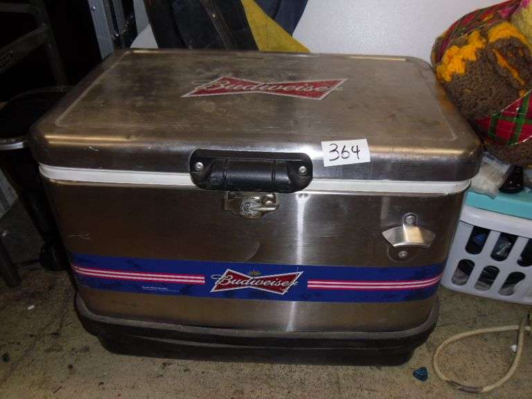 METAL BUDWEISER ICE CHEST Dallas Online Auction Company
