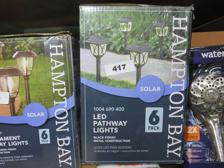 HAMPTON BAY LED FILAMENT PATHWAY LIGHTS 6 PACK - Dallas Online Auction