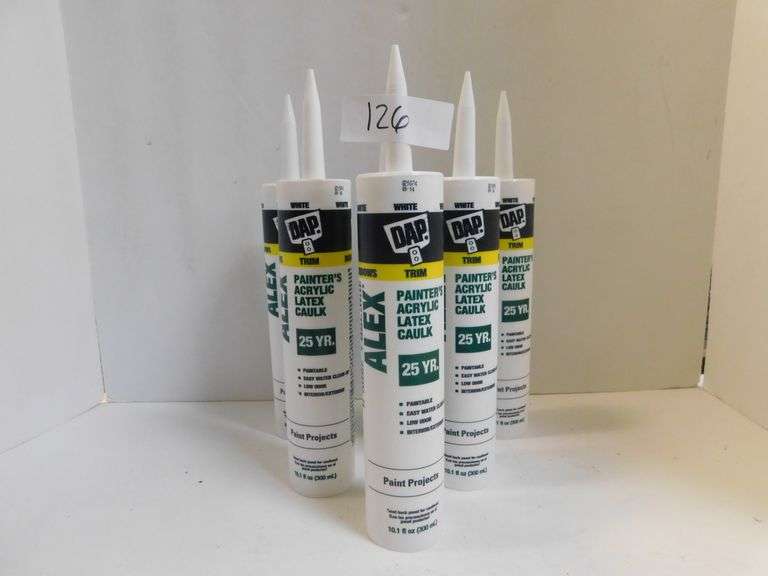 DAP ALEX PAINTERS ACRYLIC LATEX CAULK 25YEAR WHITE FOR PAINT PROJECTS