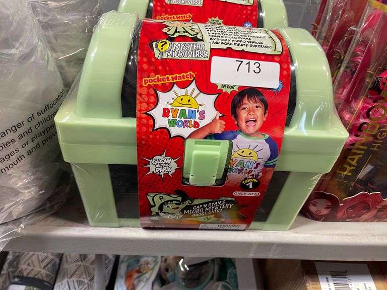 Ryan's World Micro Glow in the Dark Treasure Chest (Target Exclusive) Dallas Online Auction
