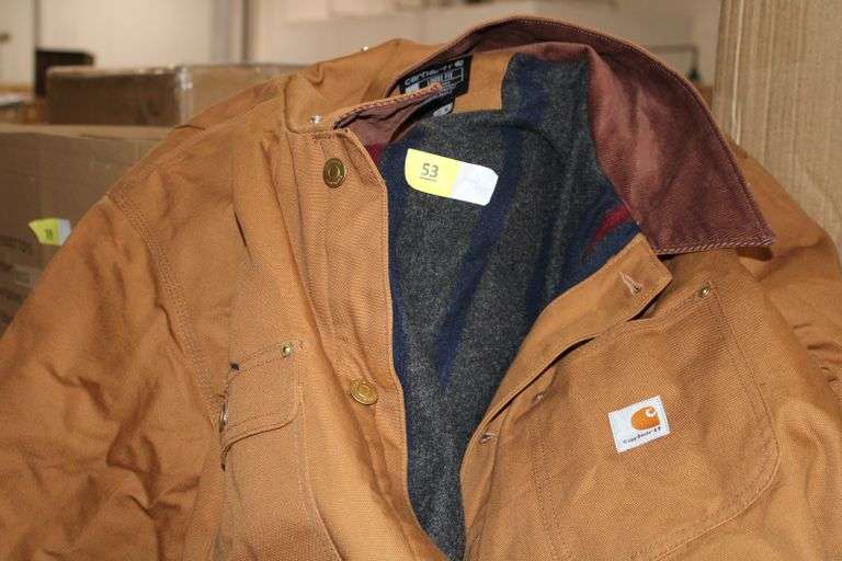 Carhartt 103825 Chore Coat Blanket Lined Size Xl[ ConditionOpen