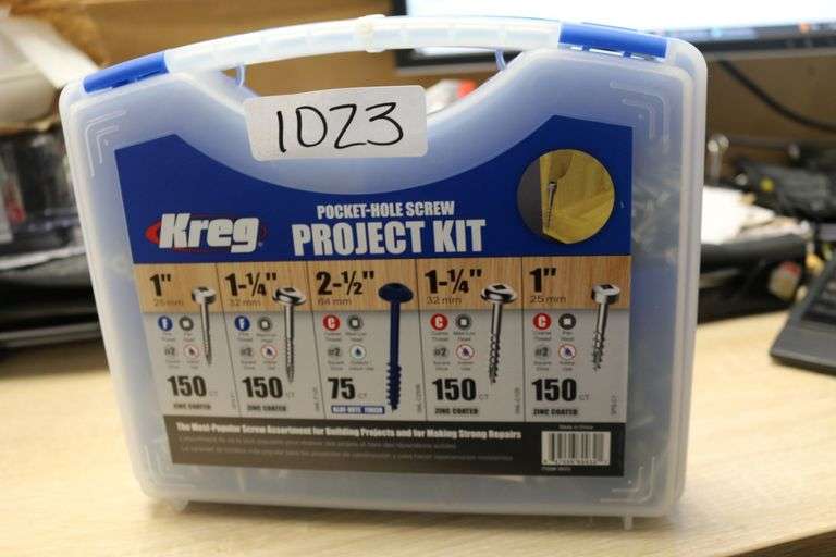 KREG POCKETHOLE SCREW KIT (675PACK)RETAILS FOR 46.66 AT HOME DEPOT