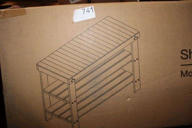 BAMBOO SHOE RACK BENCH MODELPIER 1 Dallas Online Auction Company