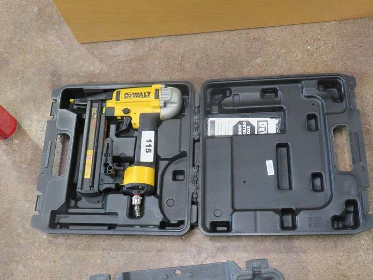 NEW DEWALT NAIL GUN IN BOX Dallas Online Auction Company