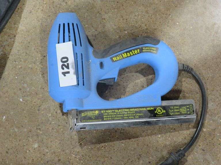 NAIL MASTER ELECTRIC BRAD GUN Dallas Online Auction Company