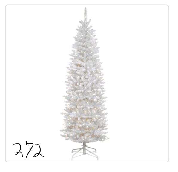 National Tree Company 7 ft. Kingswood White Fir Hinged Pencil