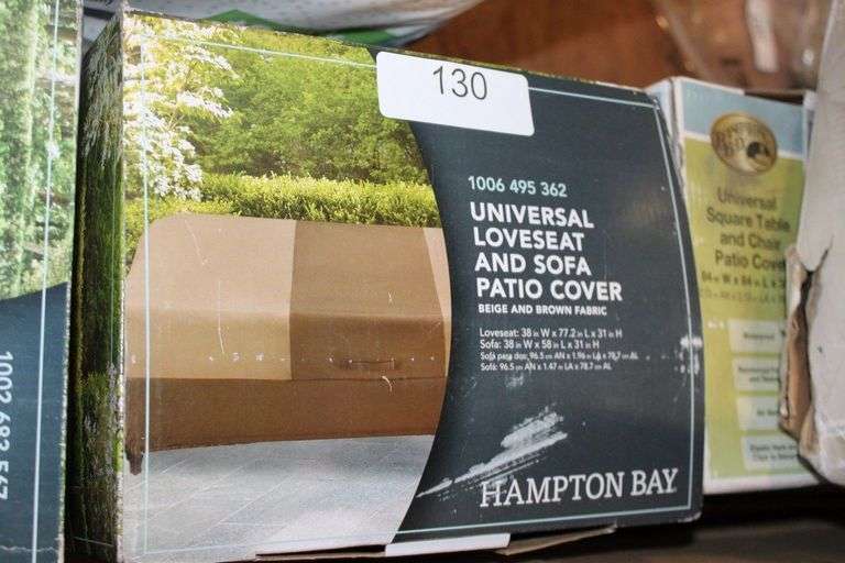 HAMPTON BAY UNIVERSAL SQUARE TABLE AND CHAIR PATIO COVER Dallas