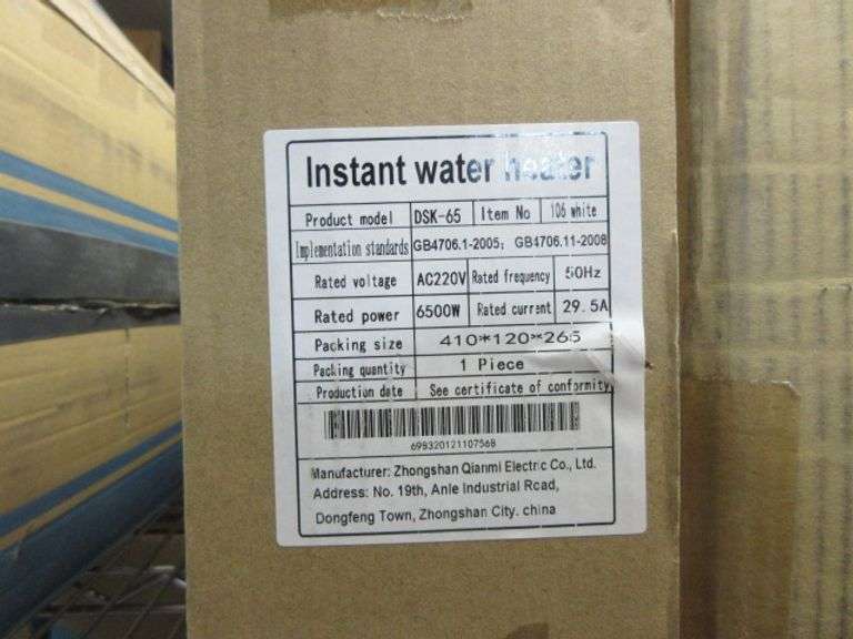 INSTANT WATER HEATER Dallas Online Auction Company