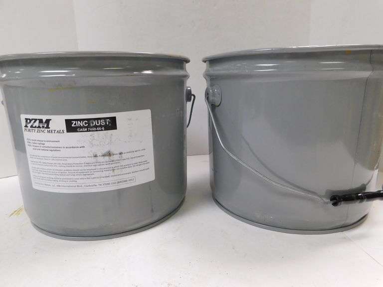 PURITY ZINC METALS BUCKETS WITH HANDLE Dallas Online Auction Company