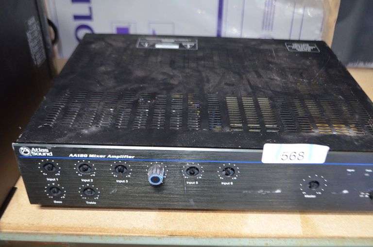 ATLAS SOUND AA120 120 WATT SIX INPUT MIXER AMPLIFIER Dallas Online