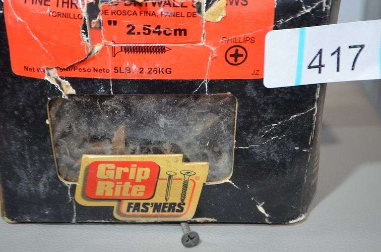 GRIP RITE FASTENERS 2.54 CM Dallas Online Auction Company
