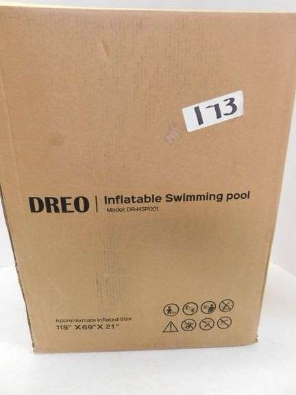 dreo inflatable pool