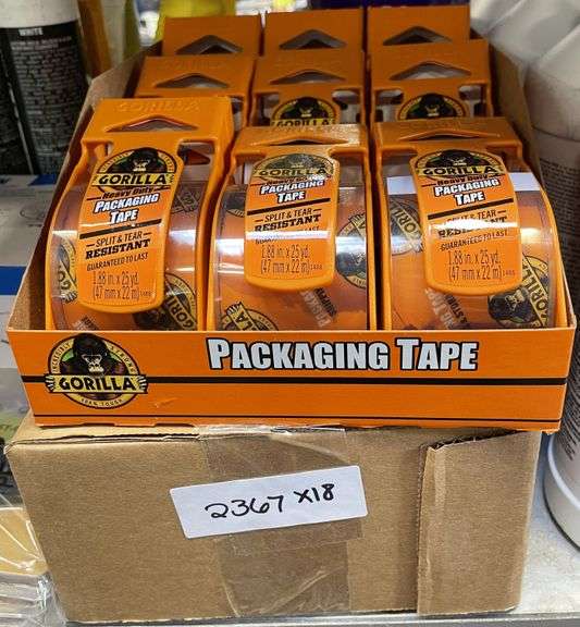 Gorilla Heavy Duty Packaging Tape 1.88in x 25Yard Clear Packing Tape