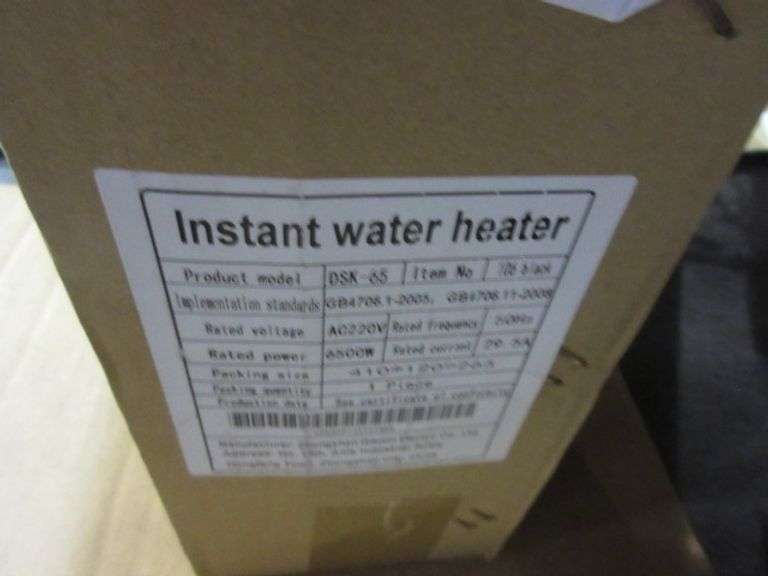 INSTANT WATER HEATER Dallas Online Auction Company