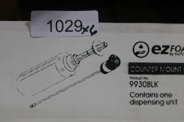 EZ FOAM COUNTER MOUNT DISPENSING SYSTEM Dallas Online Auction Company