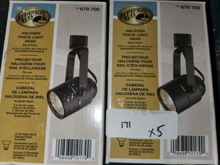 Hampton Bay Black Pinhole Cylinder Track Lighting Fixture Dallas