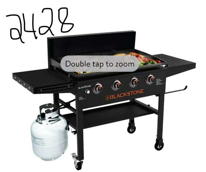 Blackstone 4Burner 36" Griddle Cooking Station with Hard Cover