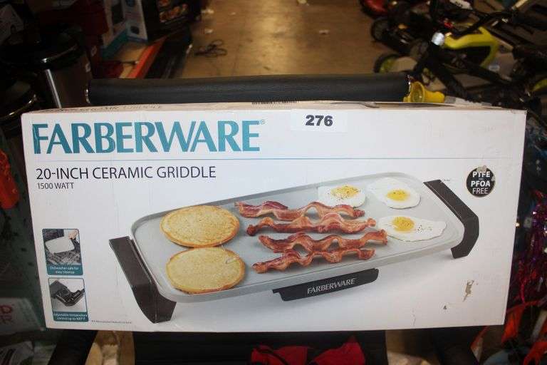 FARBERWARE 20 INCH CERAMIC GRIDDLE Dallas Online Auction Company