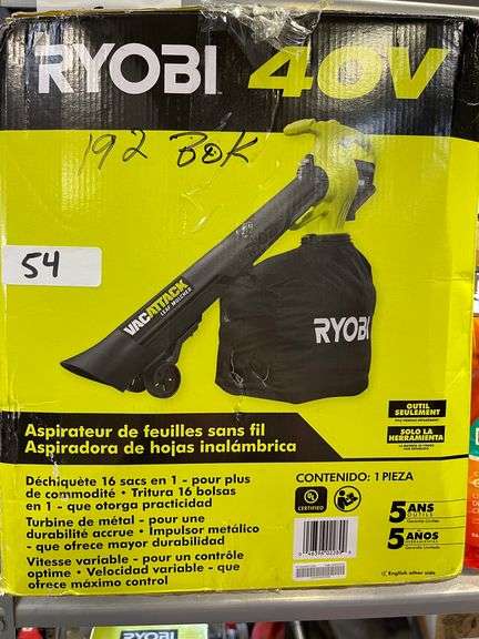 ryobi vac attack not working
