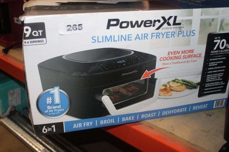 POWER XL SLIMLINE AIR FRYER PLUS 9QT 46 SERVINGS Dallas Online