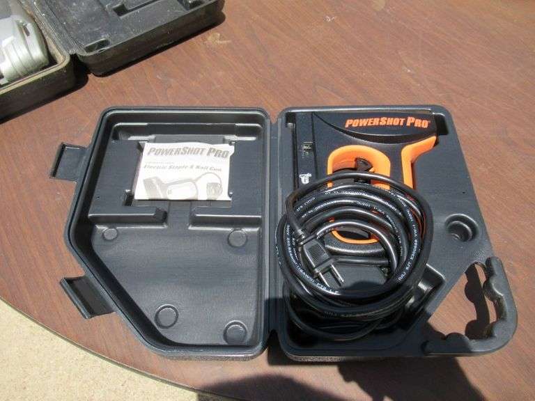 POWERSHOT PRO ELECTRIC STAPLER AND CHICAGO ELECTRIC VARIABLE SPEED