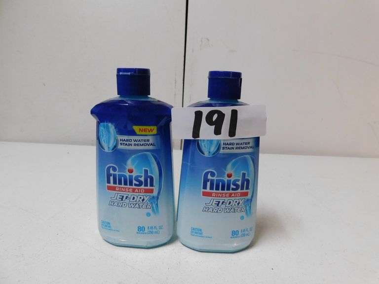 FINISH RINSE AID JET DRY HARD WATER STAIN REMOVAL 80 WASHES 8.45 OZ