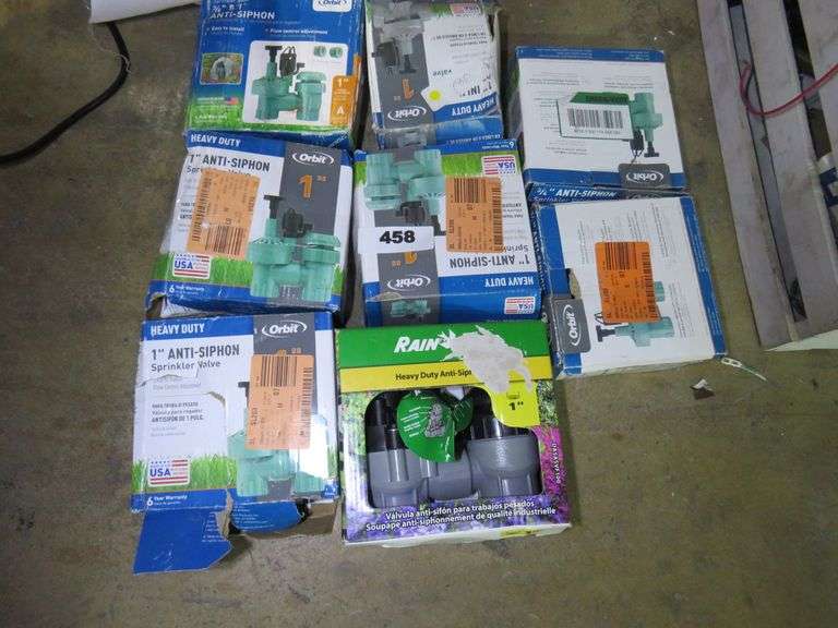 ASSORTMENT OF ORBIT SPRINKLER VALVES Dallas Online Auction Company