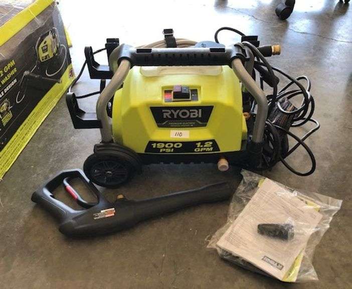 RYOBI PREMIUM ELECTRIC PRESSURE WASHER Dallas Online Auction Company