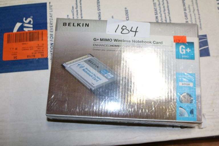 BELKIN F5D9010 WIRELESS G PLUS MIMO LAPTOP PCMCIA NOTEBOOK G+ WIFI