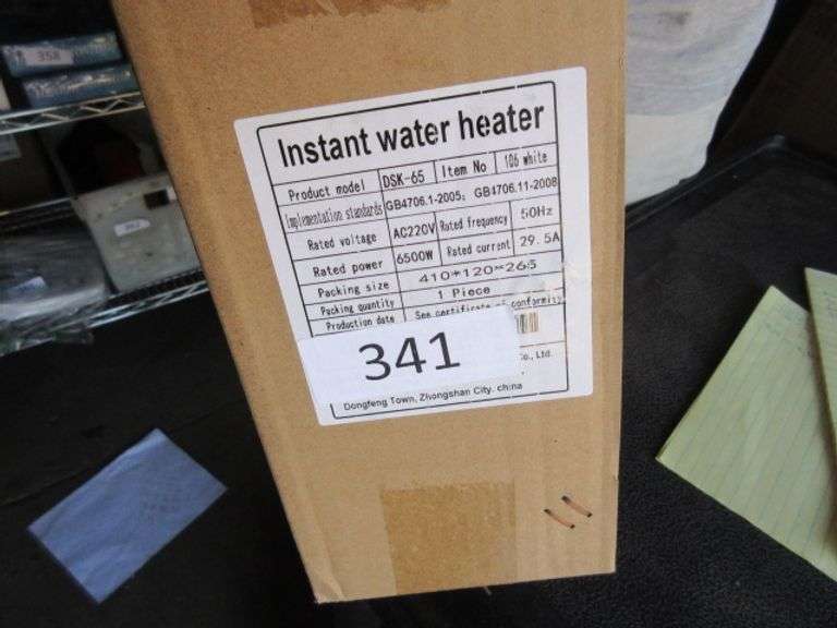 INSTANT WATER HEATER Dallas Online Auction Company